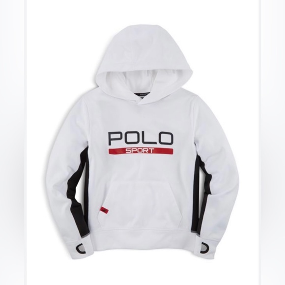 Ralph Lauren Polo Sport Hoodie White Size S - Picture 1 of 9